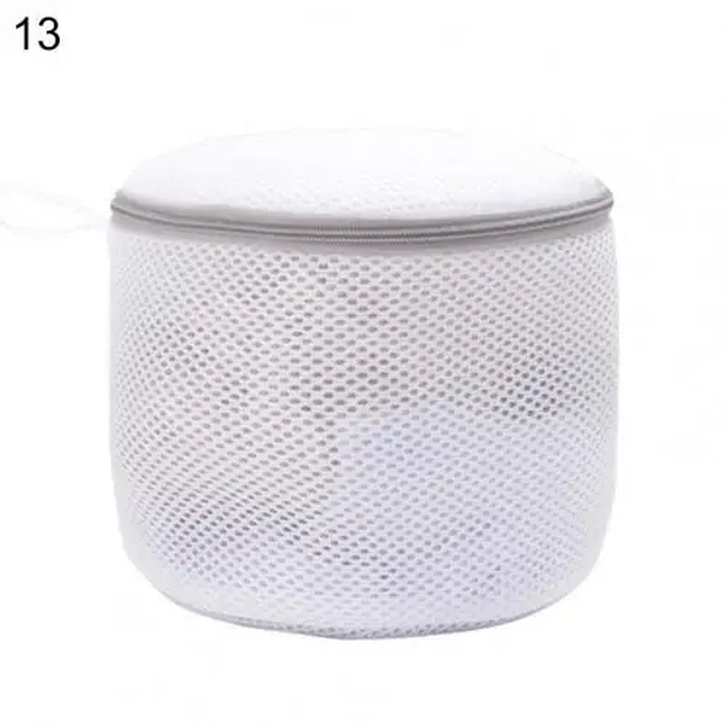 Laundry Bag Eco Friendly Grid Design Polyester Clothes Washing Mesh Bag for Home Clothes Net Laundry Bag