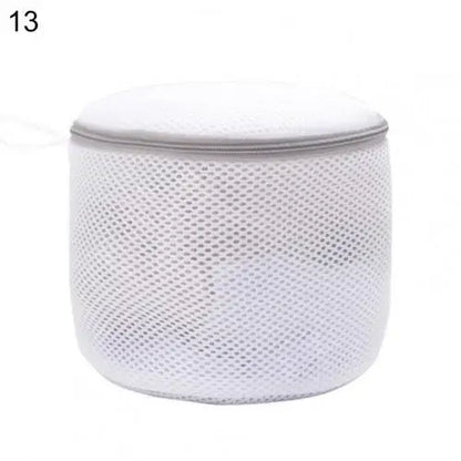 Laundry Bag Eco Friendly Grid Design Polyester Clothes Washing Mesh Bag for Home Clothes Net Laundry Bag