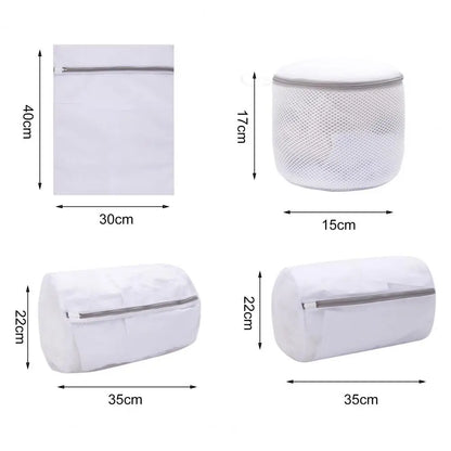 Laundry Bag Eco Friendly Grid Design Polyester Clothes Washing Mesh Bag for Home Clothes Net Laundry Bag