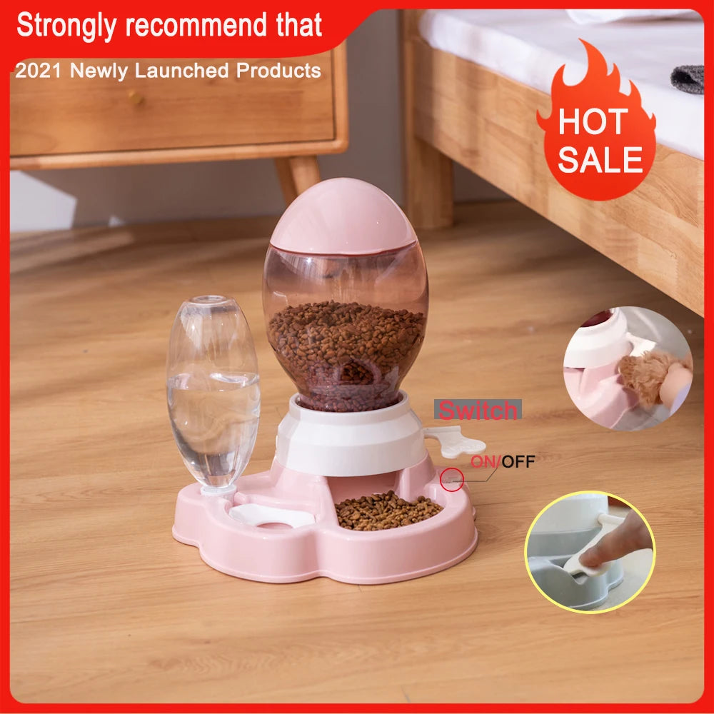 2.2L Smart Food Automatic Dispenser Suitable for Small Cats and Dogs