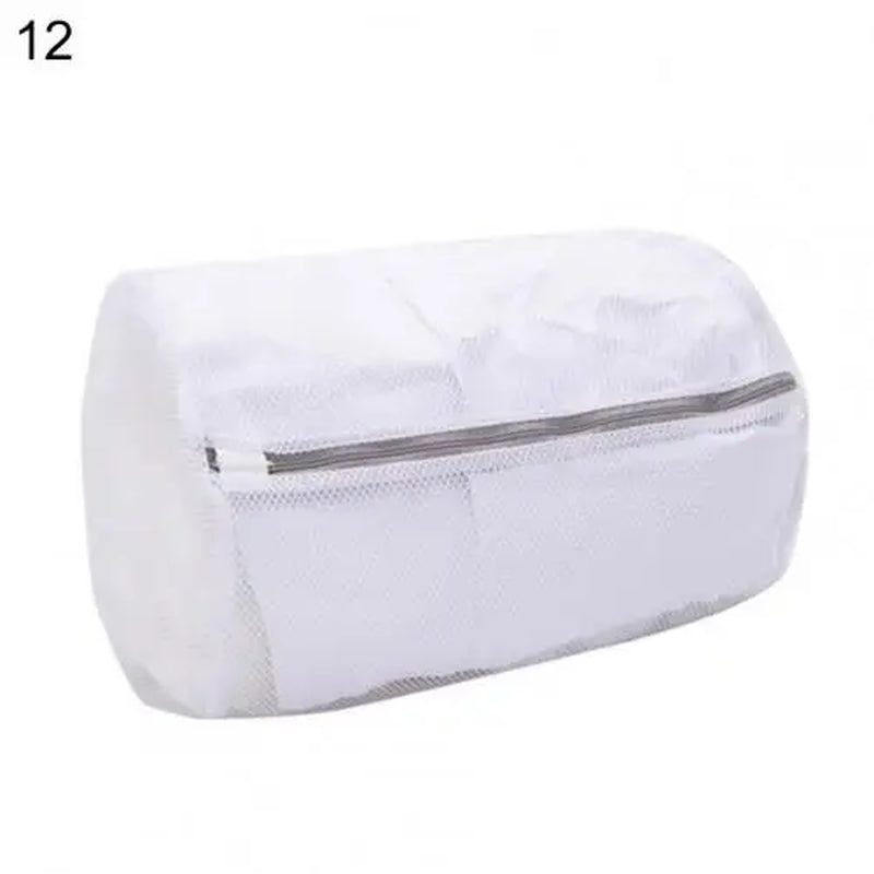 Laundry Bag Eco Friendly Grid Design Polyester Clothes Washing Mesh Bag for Home Clothes Net Laundry Bag